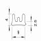 TOP MULTI Fenster- und T&uuml;rdichtung E-Profil 9mm x 4mm WEISS L&auml;nge 20m