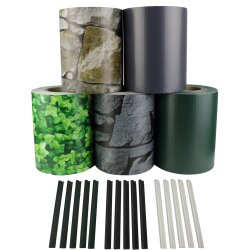 TOP MULTI PVC Zaunblende Anthrazit