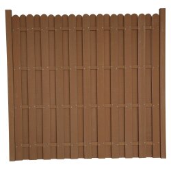 TOP MULTI WPC Sichtschutz Zaun Gartenzaun mit Pfosten in...