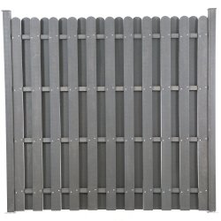 TOP MULTI WPC Sichtschutzelement mit Pfosten anthrazit 4...