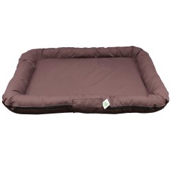 TOP MULTI Tierbett Hundematratze dunkelbraun 100 x 120 cm