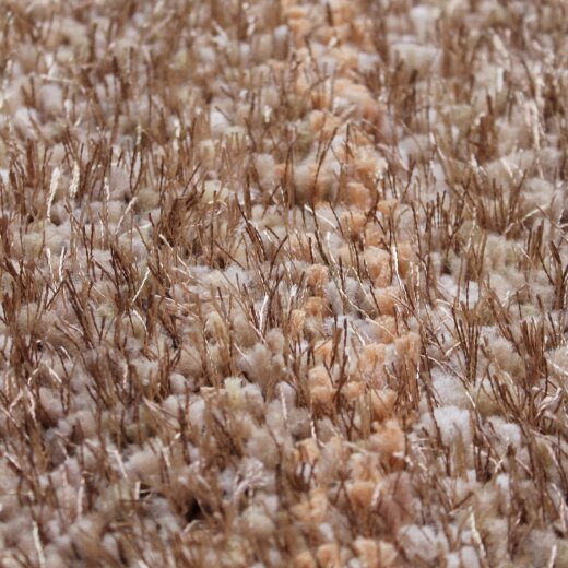 TOP MULTI Teppich Shaggy Flokatiteppich Gold 140 x 220 cm