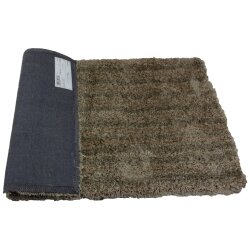 TOP MULTI Teppich Shaggy Flokatiteppich Gold 140 x 220 cm