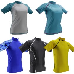 TOP MULTI UV-Schwimmshirt mit UPF 50+ f&uuml;r Damen...