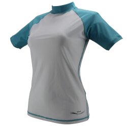 SPF UV-Schwimmshirt mit Badehose 2-tlg Damen-Set Gr S-XL trendig Quickdry 50 