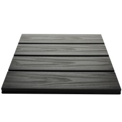 TOP MULTI WPC Fliesen 30 x 30cm anthrazit profiliert 2 m&sup2;