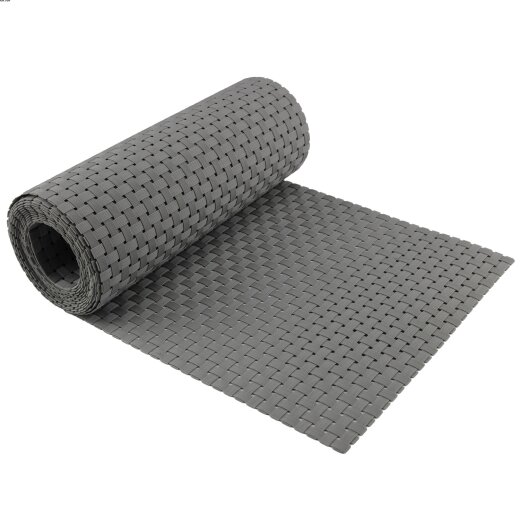TOP MULTI 10 St&uuml;ck Sichtschutzstreifen Rattan grau
