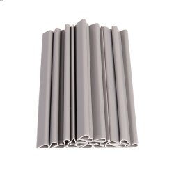 TOP MULTI 10 St&uuml;ck Sichtschutzstreifen Rattan grau