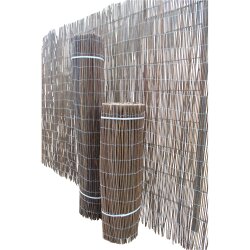 TOP MULTI Weidenmatte Weidenzaun Sichtschutz Gr&ouml;&szlig;e 1,0m x 5,0m